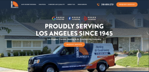 Brody Pennell Heating & Air Conditioning website