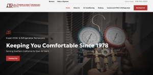 All Temperatures Controlled website