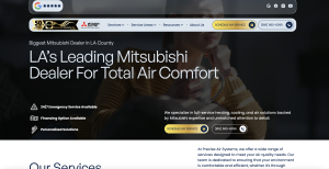 Precise Air Systems website