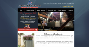 Advantage Air website