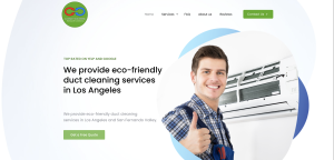 LA Duct Cleaning website