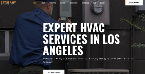 West Lake Heating & HVAC website