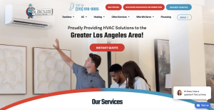 Dr. Ductless Heating & Cooling website