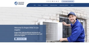 Proper HVAC website